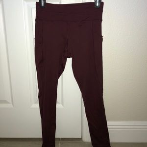 Forever 21 mauve yoga leggings in size small